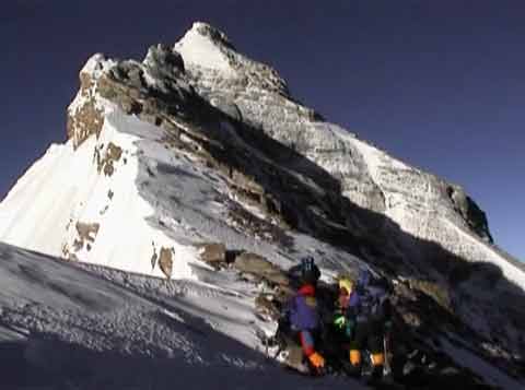 
Everest North Face Approaching The Second Step May 16, 2002 - Everest: In the Footsteps of Legends DVD
